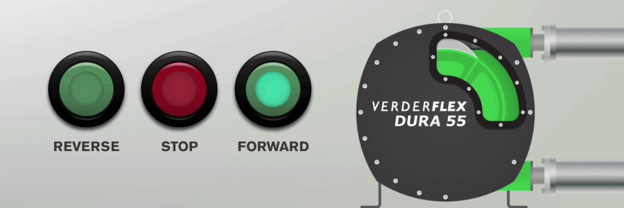 reversible peristaltic pump