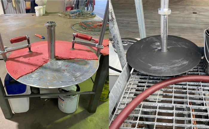 Metaline before and after