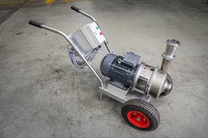centrifugal wine pump for gentle wine transfer