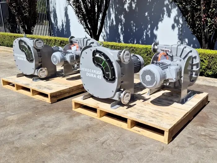 peristaltic pumps - coated to C5 industrial standards - Global Pumps