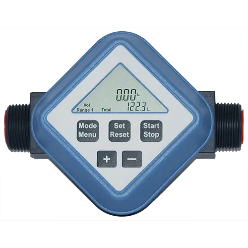 Drum pumps flowmeter